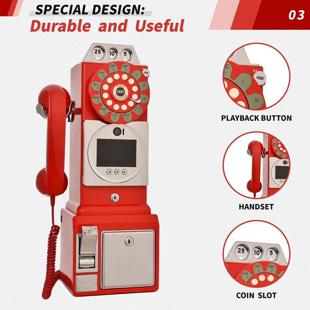 1080P HD Video Audio Guest Book Wedding Phone Customized Video Messages for Wedding