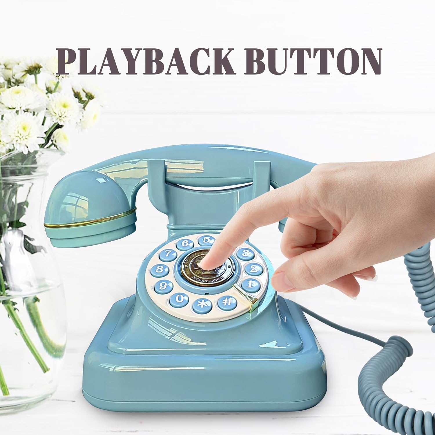 Wedding Decoration Telephone Birthday Party Collect Blessings Antique Guestbook Phone