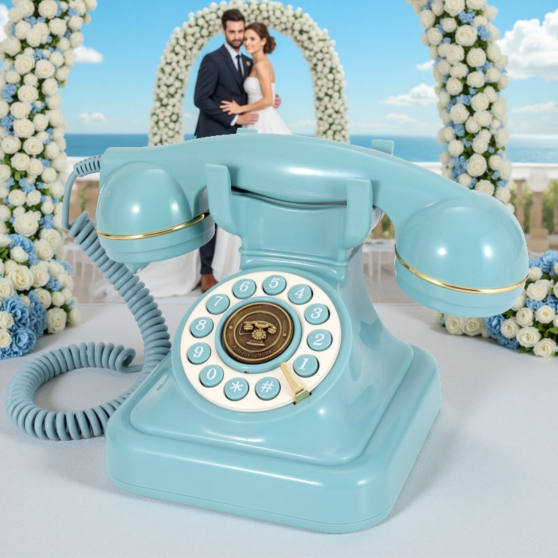 Wedding Decoration Telephone Birthday Party Collect Blessings Antique Guestbook Phone