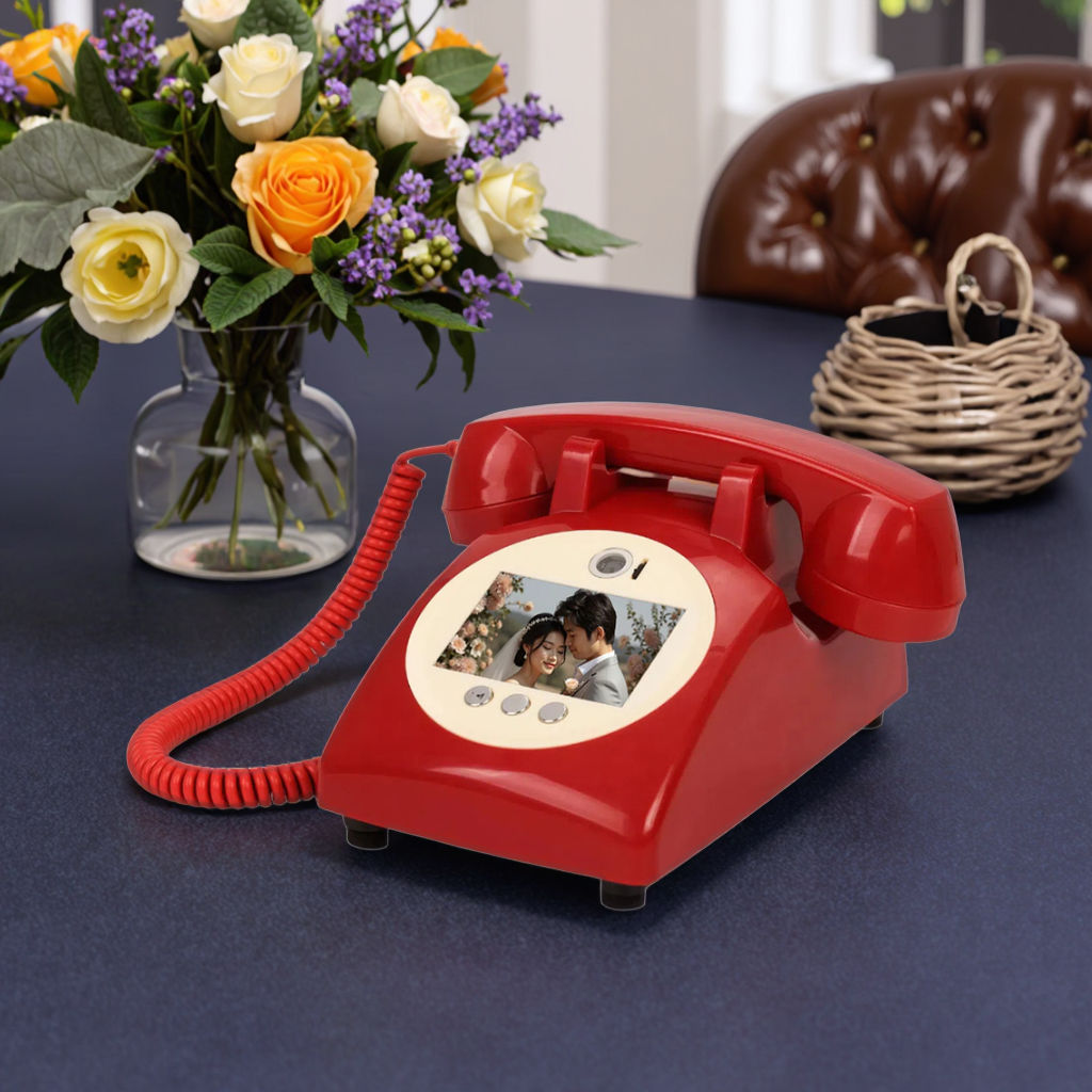 Video Recorder Antique Guest Message Wedding Reservation Phone Classic Wedding Phone Recording Message